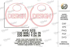 Wooden Crochet Bag Base Laser Cut. Purse Making Template SVG Product Image 2
