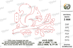 Branch Silhouettes Outdoor Decors Bundle Lasercut.Animal SVG Product Image 3