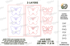 Triple plant Wall Decors Bundle Laser Cut. Rustic Home sign Product Image 3