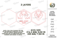 Hunting and Fishing Signs Bundle Laser Cut. Wall Decor SVG Product Image 3
