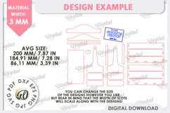 Wooden Flower Boxes Laser Cut Bundle. Gift Boxes SVG Product Image 5