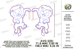 Plant Pot Decor Laser Cut. Plant Pot Hanger. Lion SVG Product Image 2