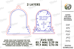 Halloween Hanging Ornament Laser Cut. Wall Decor SVG Product Image 2
