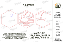 3D Fishing Sign Laser Cut. Wall Decor. Fishing Club SVG Product Image 2