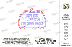 Father's Day Car Charm Laser Cut. Car Accessory SVG Product Image 2