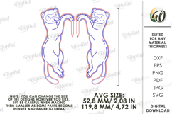 Plant Pot Decor Laser Cut. Plant Pot Hanger. Ferret SVG Product Image 2