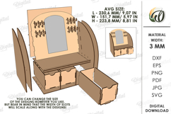 3D Jewelry Stands Bundle Laser Cut. Jewelry Organizer SVG Product Image 8