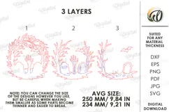 Halloween Wreaths Laser Cut. Door Sign. Wall Hanger SVG Product Image 5
