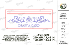 Playing Card Holder Laser Cut. Playing Card Stand SVG Product Image 2