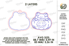 Halloween Hanging Ornaments Bundle Laser Cut. Wall Decor SVG Product Image 5