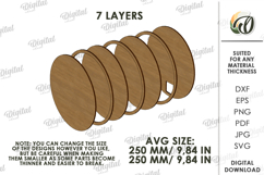 Light Up Wall Art Laser Cut. Led Wall Decor SVG Product Image 2