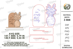 3D Hand Drawn Style Stands Bundle Laser Cut. Stand Decor SVG Product Image 7