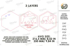 3D Hunting Sign Laser Cut. Wall Decor. Hunting Club SVG Product Image 2