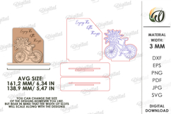 3D Handdraw Style Stand Laser Cut. Stand Decor SVG Product Image 2