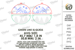 Christmas Earrings Laser Cut. Christmas Drop Earrings SVG Product Image 2