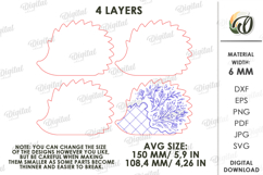 Fall Hedgehog Stand Laser Cut. Standing Home Decor SVG Product Image 2