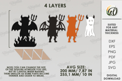 Halloween Ghost Stand Laser Cut. Halloween Stand Decor SVG Product Image 2
