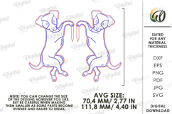Plant Pot Decor Laser Cut. Plant Pot Hanger. Dog SVG Product Image 2