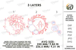 Halloween Wreaths Laser Cut. Door Sign. Wall Hanger SVG Product Image 6