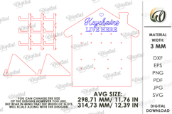 Keychain Display Bundle Laser Cut. Keyring Holder Stand SVG Product Image 7
