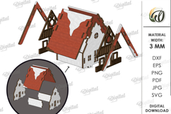 Christmas Advent Calendar Laser Cut. Christmas Countdown SVG Product Image 7