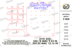 Keychain Display Bundle Laser Cut. Keyring Holder Stand SVG Product Image 8