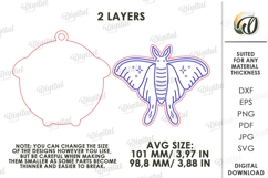 Halloween Hanging Ornament Laser Cut. Wall Decor SVG Product Image 2
