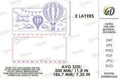 Family Birthday Calendar Laser Cut. Wall Calendar SVG Product Image 2