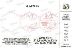 3D Fishing Sign Laser Cut. Wall Decor. Fishing Club SVG Product Image 2