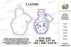 Halloween Hanging Ornament Laser Cut. Wall Decor SVG Product Image 2