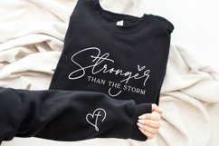 You Are Stronger Than The Storm SVG PNG, Boho Self Care Product Image 6