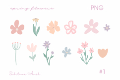 Spring Flowers PNG Product Image 1