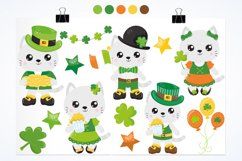 St Patrick Cats and Numbers Graphic &amp; Illustration Product Image 2