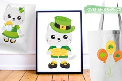 St Patrick Cats and Numbers Graphic &amp; Illustration Product Image 3