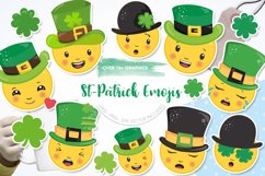 St. Patrick Emojis graphics | illustrations Product Image 1