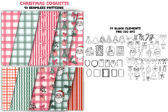 Christmas Halloween Bundle Clipart and Seamless Patterns Product Image 3
