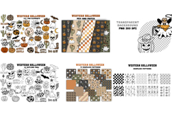 Christmas Halloween Bundle Clipart and Seamless Patterns Product Image 5