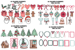 Christmas Halloween Bundle Clipart and Seamless Patterns Product Image 2