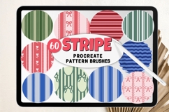 Stripes Procreate Pattern Brushes Product Image 1