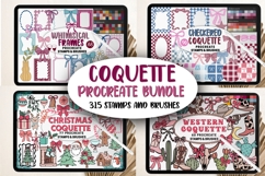 Coquette Procreate Stamps and Brushes Bundle Product Image 1
