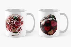 Glitter Sublimation Round Background Bundle/Glitter, Hearts  Round shiny multicolored spots with hearts are perfect for Christmas, Valentine&#039;s Day and just like that. Printing on mugs, pillows, clothes. Suitable for scrapbooking and digital design.  Inser