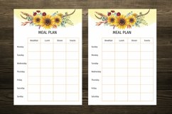 Sunflowers Meal Planner Product Image 2