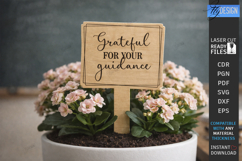 Teacher Appreciation Plant Stake SVG Thank You Garden Sign Product Image 3