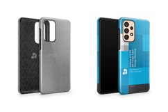 Galaxy A33 5G 3D Tough Case Design Mockup Product Image 1