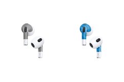 AirPods 3 2021 Vinyl Skin Mockup PSD Template Product Image 2