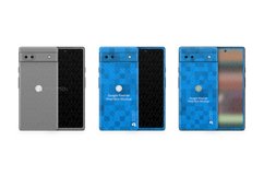 Google Pixel 6A 2022 PSD Skin Mockup Template Product Image 1
