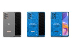 Galaxy A23 5G 2022 PSD Skin Mockup Template Product Image 1