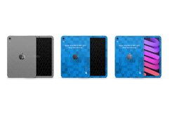 iPad Mini 6 WiFi 2021 Smart PSD Skin Mockup Product Image 1