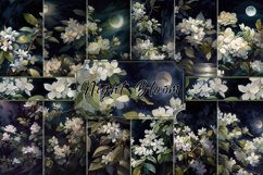 Night Jasmine Blossom Digital Paper Product Image 1