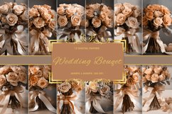 Wedding Bouquet: Luxurious Bridal-Themed Digital Papers Product Image 1
